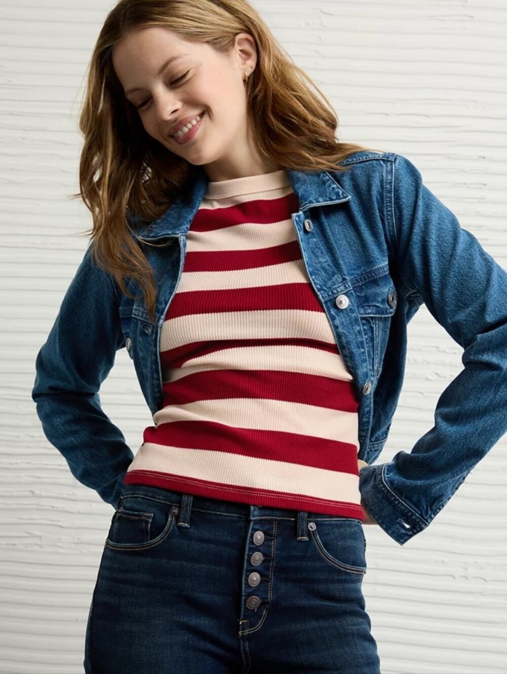 Nwt American Eagle Stripped Shirt